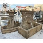 Stone Wall Fountains Antique Italian Marble Garden Fountain Design Large Outdoor