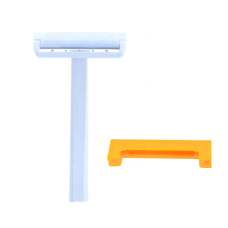 BAC RAZOR yellow single blade shaver 5 piece pack Swedish stainless steel blade shaver single blade disposable razors
