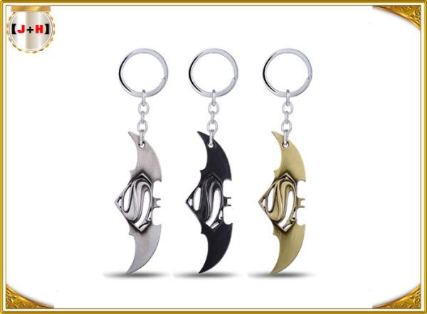 Game Sword Silver Brass Colored Metal Tiny Key Rings For Promotion Zinc Alloy