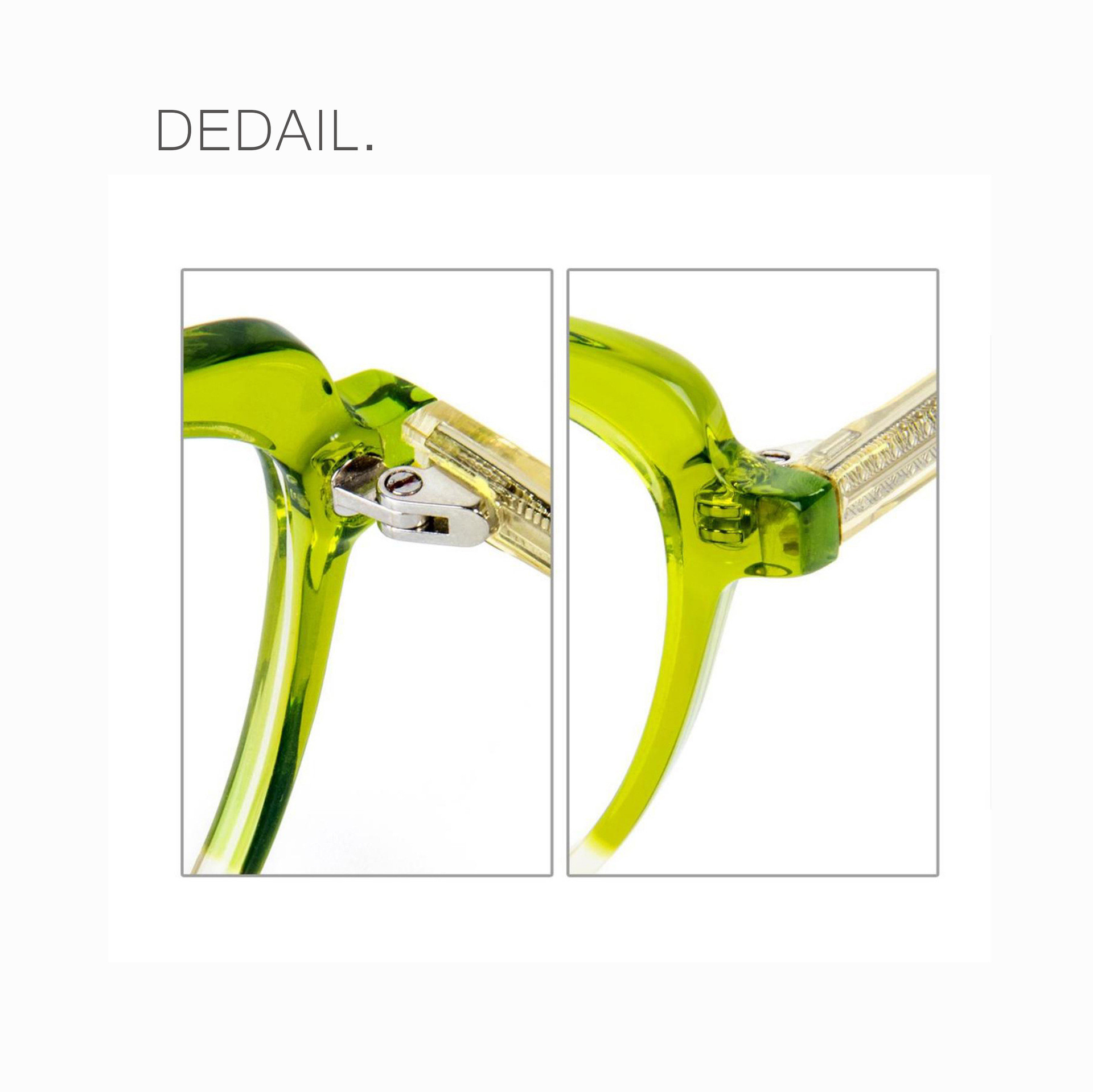 Retro Cat Eye Acetate Frame Glasses Optical Eyeglasses 52-16-140