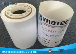 Quality Dry Luster Photo Paper For Epson , 240gsm Semi Glossy Luster RC Inkjet Photo Paper Roll wholesale