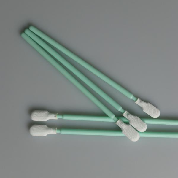 Cleanroom Disposable 102mm Length Industrial Double Layer Polyester Cleaning