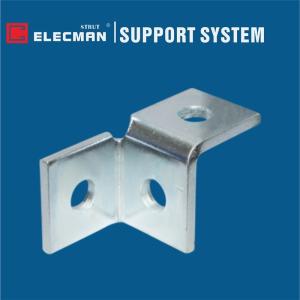 Quality Galvanized Steel Strut Wing Fittings Strut Channel Connectors 2 Hole wholesale