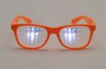 3D Fireworks Glasses , Promotion Orange Frame Eye Wear Glasses