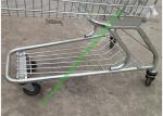 American Style Supermarket Shopping Wire Cart / Customized Carbon steel Hand