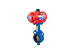 316SS Disc DN100 Stem Butterfly Valve Cast Iron DI 8″ DI 12″