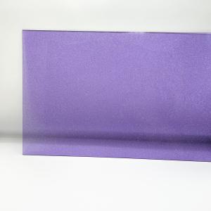 Quality Purple Candy Color Glitter Acrylic Sheets 2440x1220mm For Jewellery wholesale