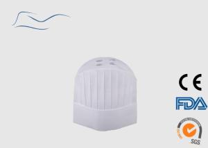Quality 60 / 80G Cooking Head Cover , Dust Proof Cap Round Top / Pleated Style wholesale