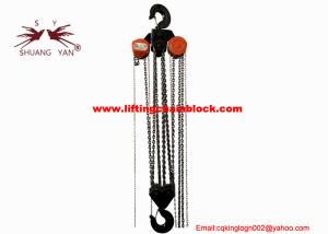 Quality 10M 30T Lifting Height Manual Chain Block Galvanized Black Coating wholesale