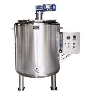 Quality Jacketed Heating Mixer Tank 350 Gallon Floor Cleaner Liquid Mixing Tank wholesale