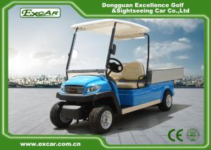 Quality Blue Electric Utility Golf Cart Hotel Buggy Car For 2 Person Battery Operated CE Approved wholesale