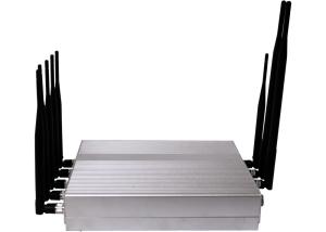 Quality 8 antenna VHF/UHF +3G mobile phone signla jammer/blocker wholesale
