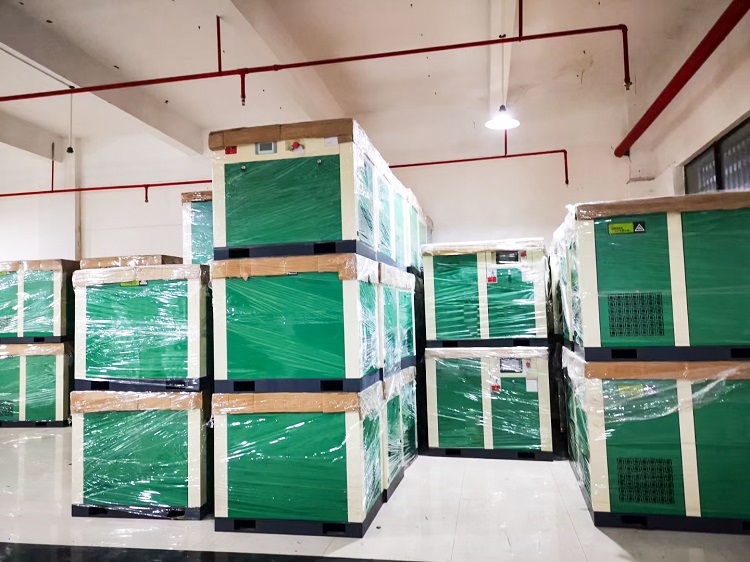50Hz 30 Hp Screw Air Compressor , 3.6m3/Min 22kw Free Oil Compressor