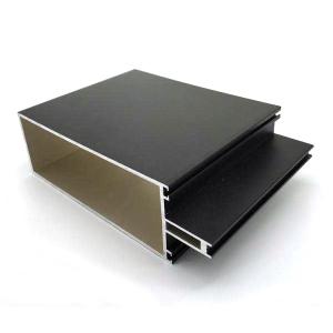 Quality Machined Cnc Grey Powder Coating Aluminum Profiles for Glass Doors Windows Curtain Wall wholesale