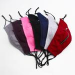 S&J OEM Wholesale Cotton Zipper Maskes Face Mouth Covering Reusable Personalized