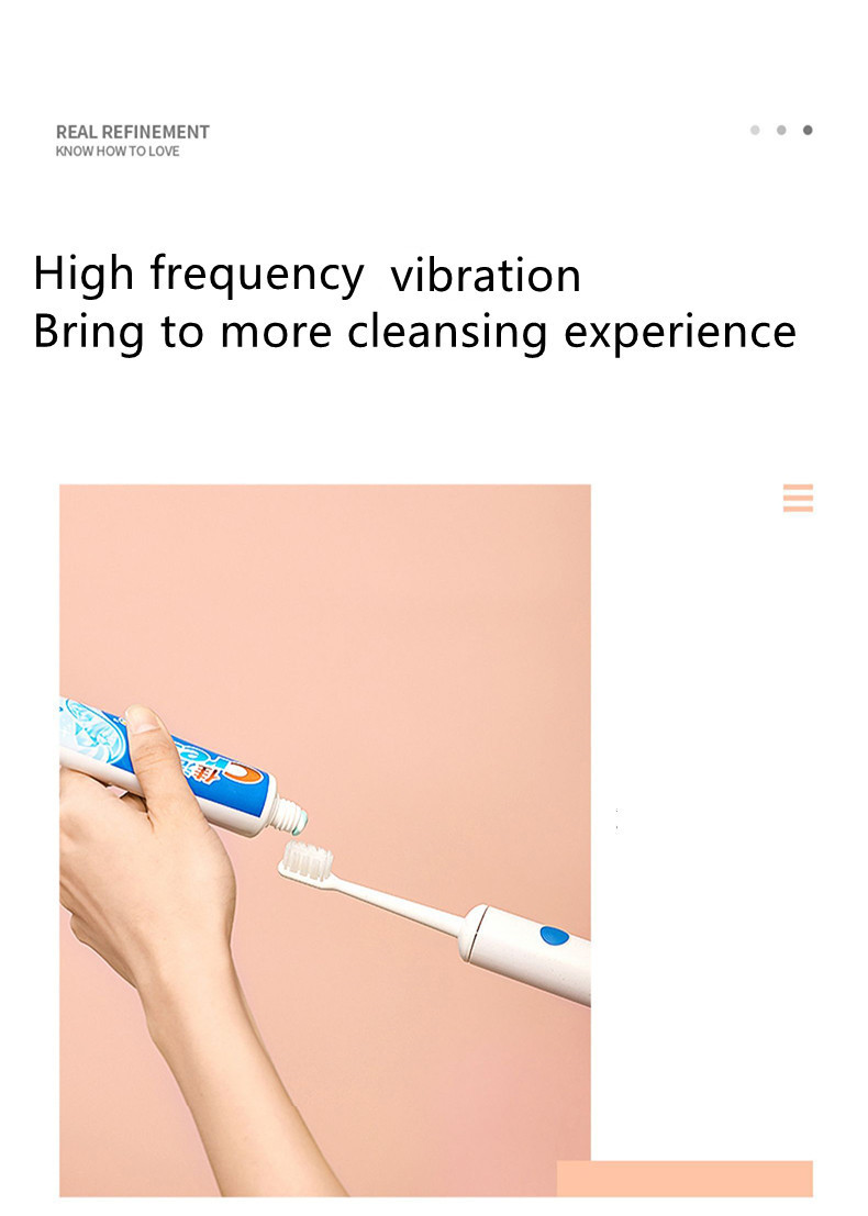 Replaceable Heads 3 In 1 Ultrasonic Electric Toothbrush
