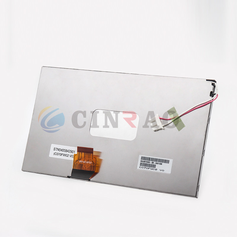 7.0 Inch LCD Display Panel / AUO LCD Screen C070FW02 V0 GPS Auto Parts