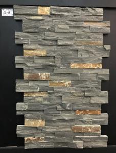 Quality Gray Slate Exterior Non Antacid Natural Stacked Stone wholesale