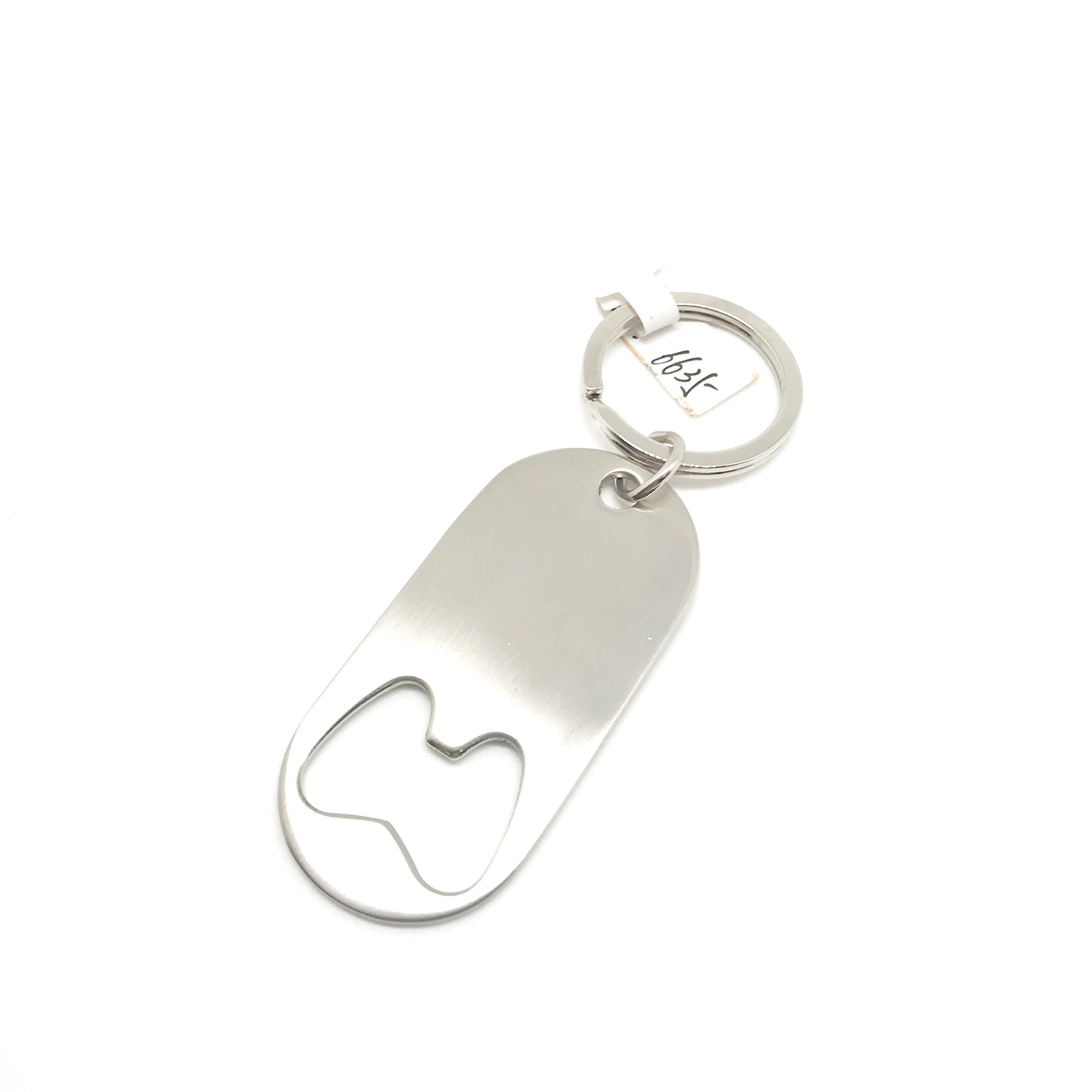 Shinny Nickel Metal Bottle Opener With Rust Resistant Plating