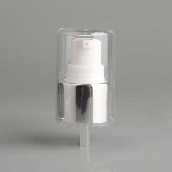 20mm Aluminum Treatment Pump for Plastic Lotion Pump in Sliver Samples US 0.01