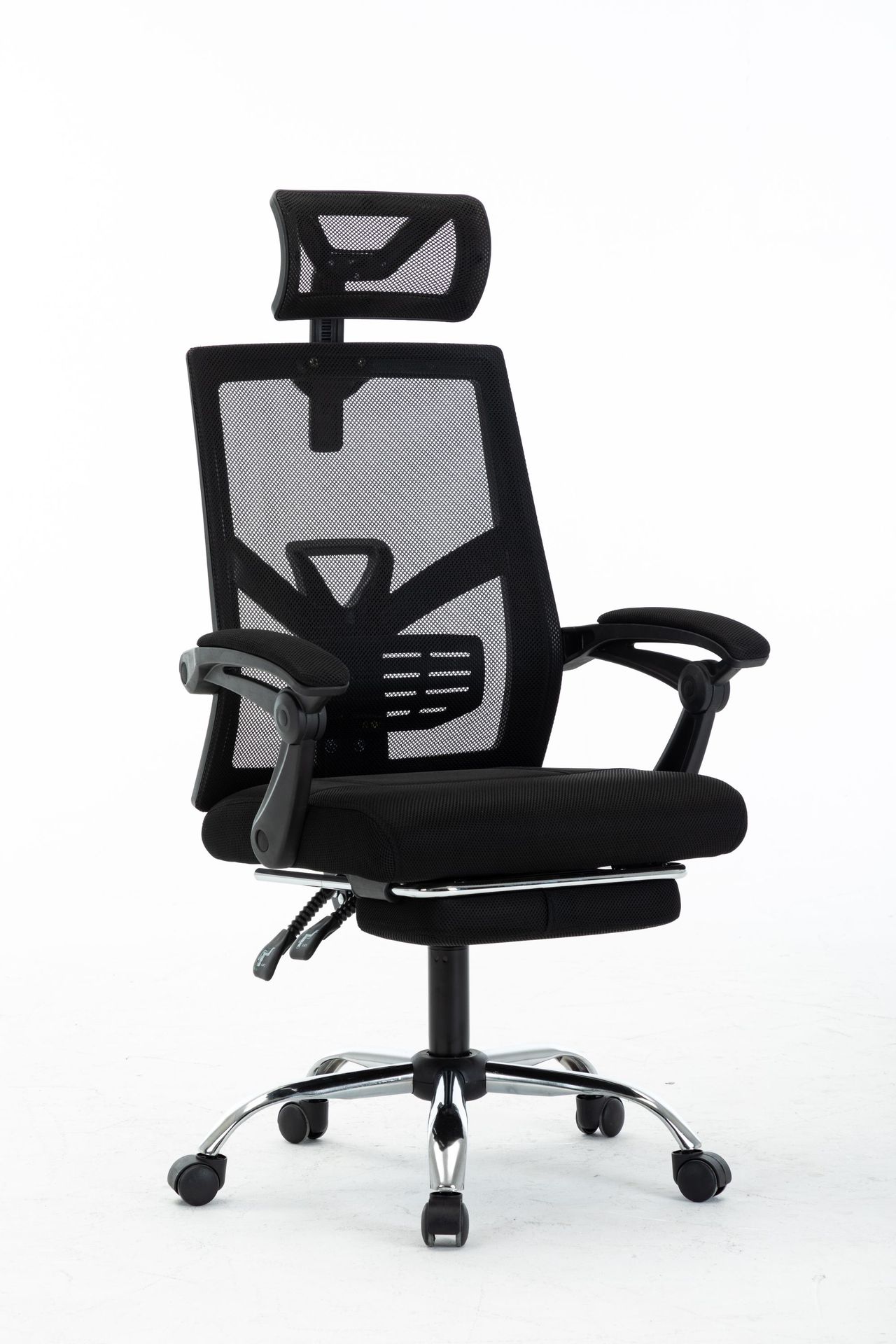 Modern Design One-stop Mesh Office Chair with Backrest and Swivel Function ' Demands