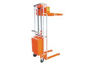 Quality Overload Protection Semi Electric Hydraulic Mini Pallet Stacker Capacity 400Kg wholesale