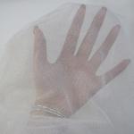 100% Nylon Soft Tulle Fabric Warp Knitted For Bridal Wedding Dresses