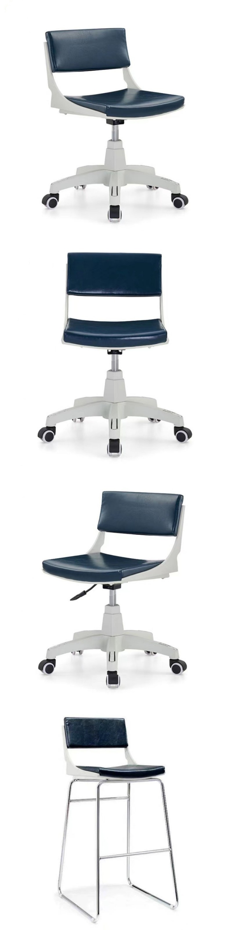 Modern Design Style Swivel Adjustable Salon Visitor Office Chair with Back PC Chair