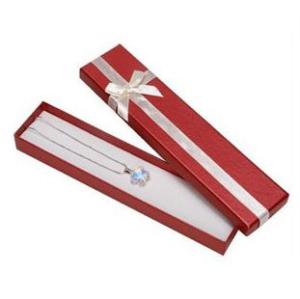 Quality Handcraft Paper Bracelet Jewelry Box Attractive Cover 205x45x25mm Dimension With Lid wholesale
