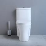 Siphonic Round American Standard One Piece Dual Flush Toilet Elongated Bowl