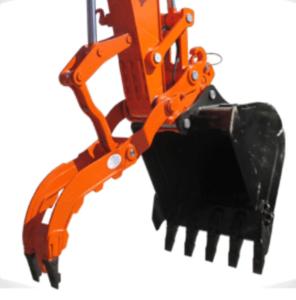 Quality High Durable Steel Excavator Grapple Bucket 4 Tons 6Tons Excavator Thumb Screw wholesale