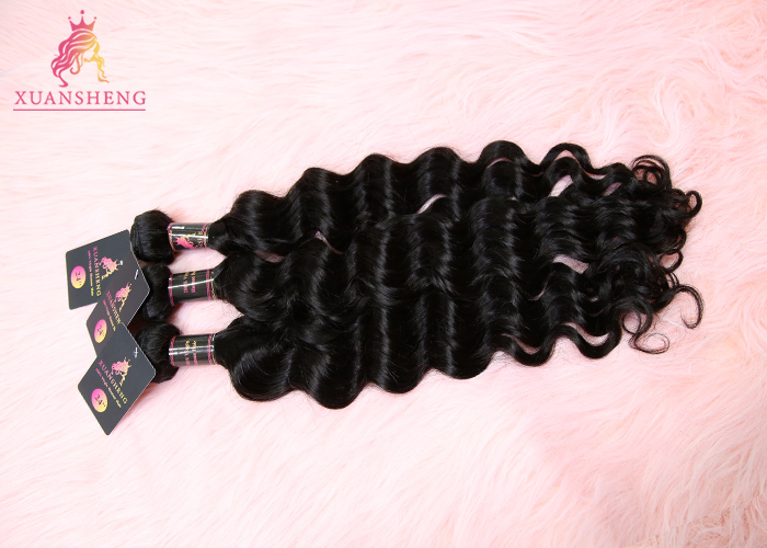 Wholesale Price 100 Gram Virgin Indian Hair Bundles Loose Wave 10A Black Color