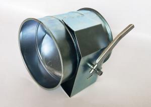 Quality Stainless Steel 125mm Diameter Manual Air Damper For HVAC System wholesale