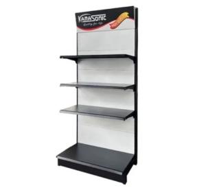 Quality Gondola metallic fashion supermarket shelves gondola rack wholesale