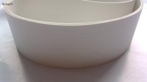 Quality White Color Vertical Industrial Conveyor Drive Belts Polyurethane Material wholesale