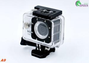 Quality Diving 5MP Head Camera Waterproof , A9 140degree Lens Gopro Bike Helmet Mount Cam wholesale