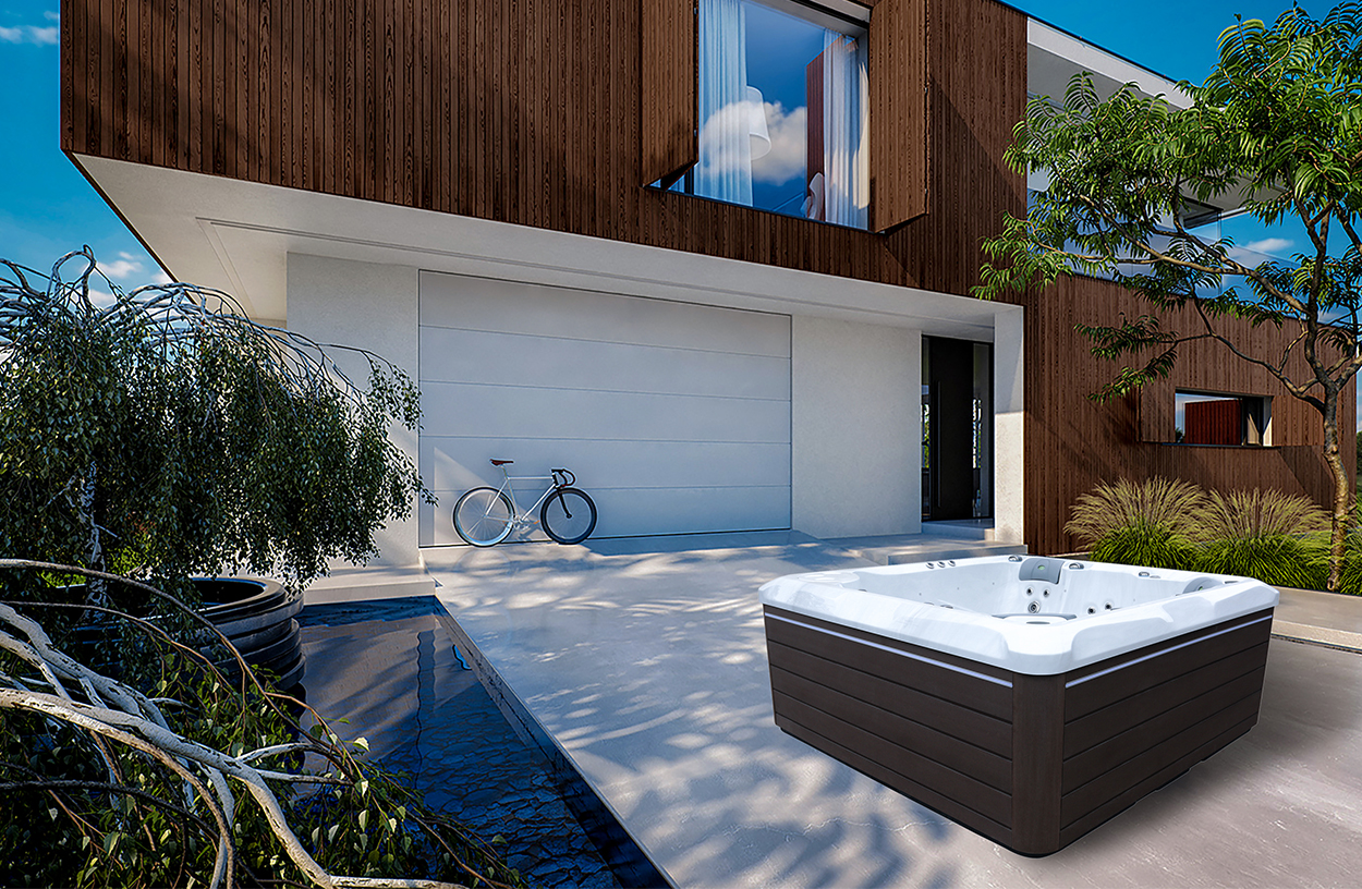 Modern Freestanding 6 Person Outdoor Spa CE Bathtub Whirlpool Hydro Massage Spa Tub