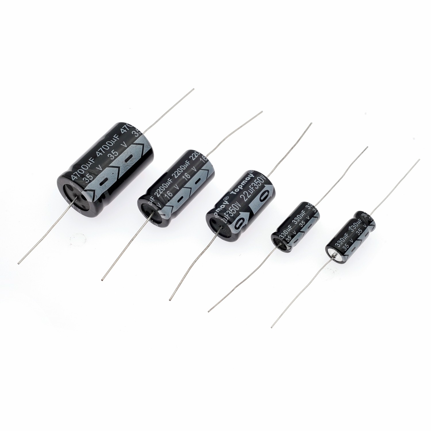 2200uF Aluminum Axial Electrolytic Capacitor 25V 18*30 For Audio Amplifier