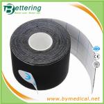 Elastic cotton sports therapy tape kinesio taping 5cmX5m black colour