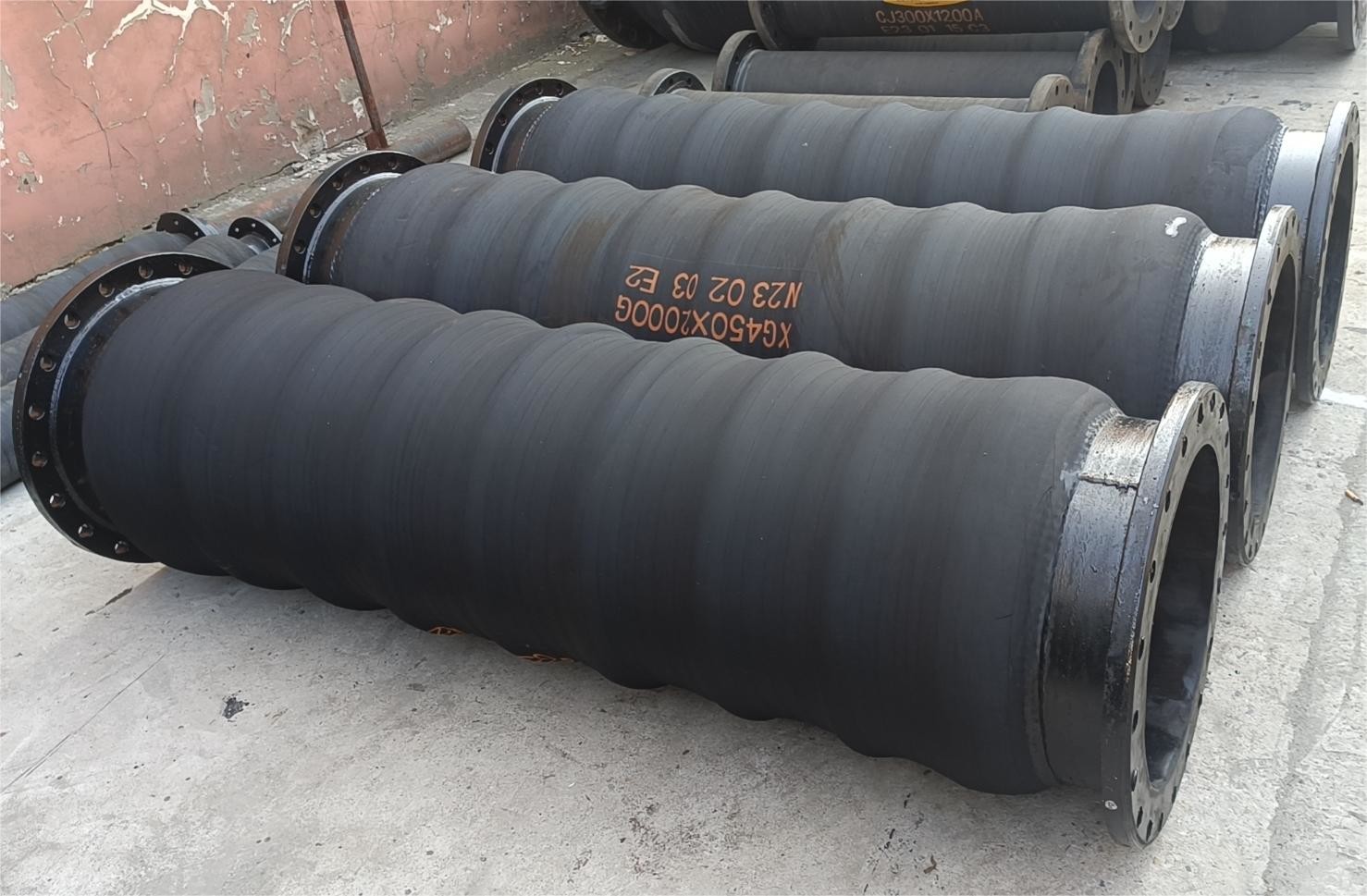 1 Inch 8 Inch Rubber Suction Hose For Sand / Slurry / Pulp Dredging Discharging