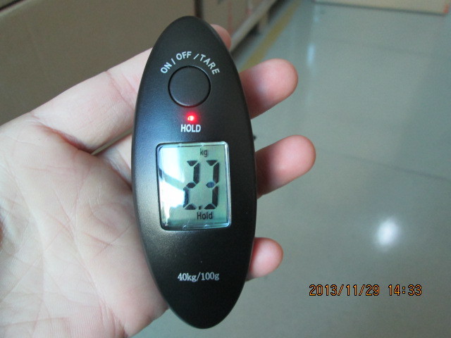 100g 40kg Travel Digital Scale Low Battery Indication For Weighing Luggage