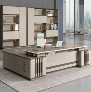 Quality Modern Office Furniture L Shaped Boss Ceo Large Office Desk wholesale