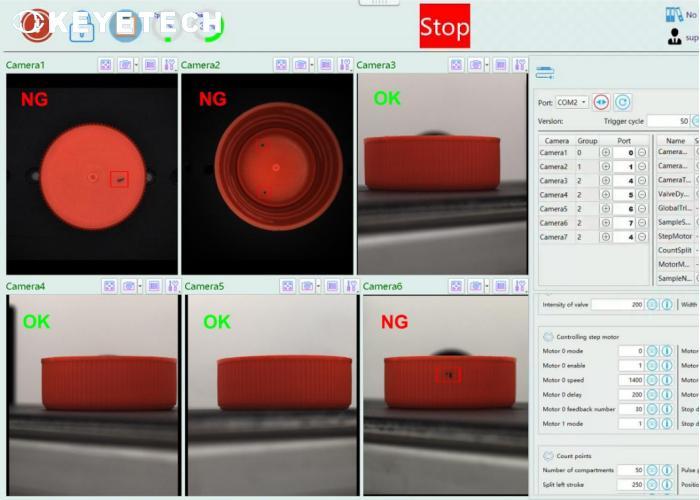 OEM Packaging Auto Visual Inspection Machine Equipment For Dairy Cup