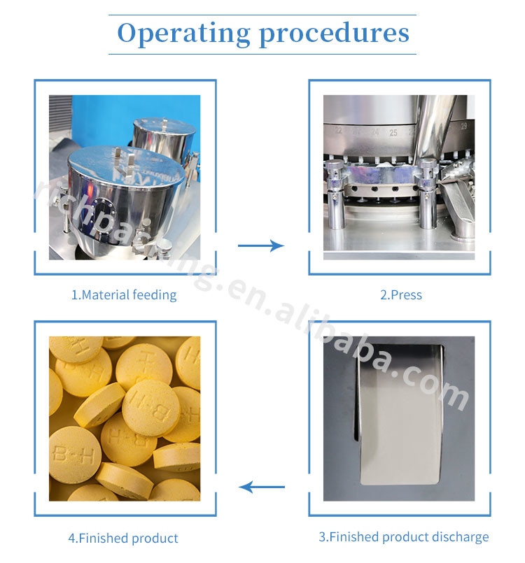 Zp27D Large Diameter Tablet Press Machine / Industrial Bath Salt Tablet Press Machine