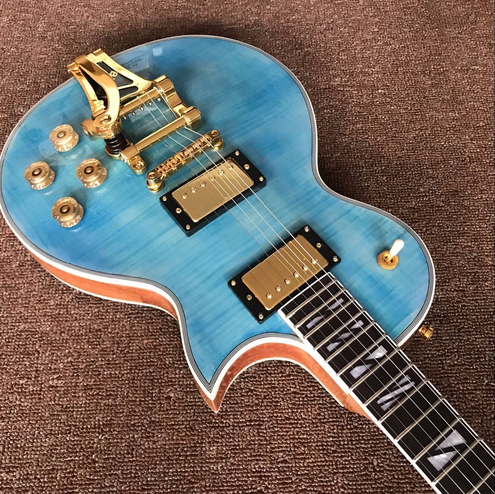 Custom Shop blue top standard superme JAZZ LP Electric Guitar musical instruments