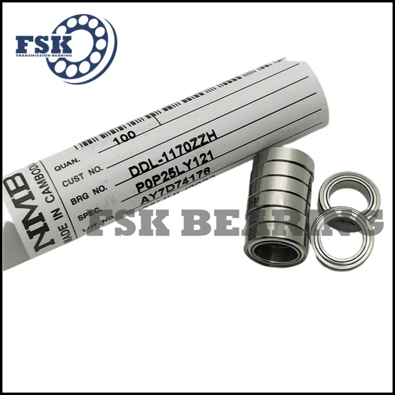 Metric Size DDLF 1280ZZ , DDLF-1360ZZ NMB Flanged Ball Bearings Small Size
