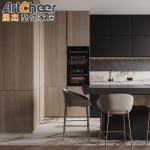 Luxury Style Wooden Kitchen Cabinets with Kitchen Island Table and Toe Kick