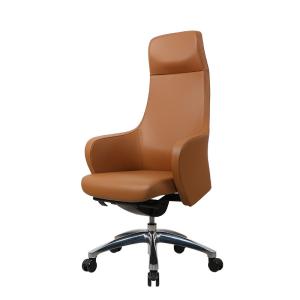 Quality High Density Ergonomic Executive Chair Moulde Foam PU Leather Office Chair wholesale