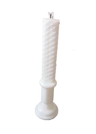 H100% paraffin wax unscented havdalah lamp candle handmade and packed with printing box