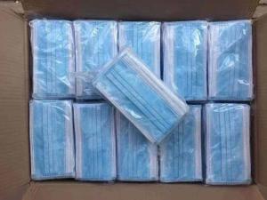Quality 3-ply Surgical Mask Anti-virus color blue disposable earloop wholesale